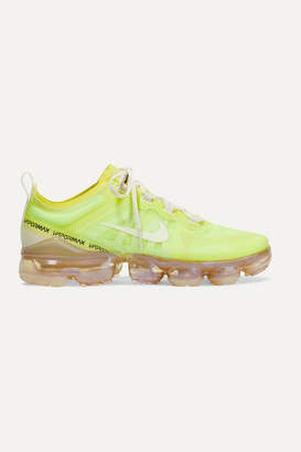 Nike Air Vapormax Se Mesh And Pvc Sneakers - Bright yellow