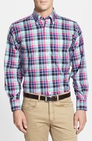 Thumbnail for your product : Peter Millar 'Nanoluxe' Regular Fit Easy Care Plaid Sport Shirt