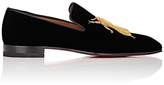 Thumbnail for your product : Christian Louboutin Men's Dandybee Velvet Venetian Loafers