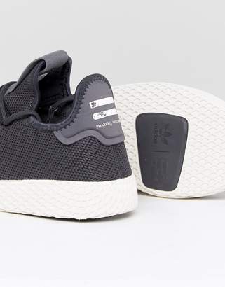 adidas x Pharrell Williams Tennis HU Sneakers In Gray CQ2162