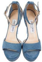 Thumbnail for your product : Jimmy Choo Kayden Denim Sandals