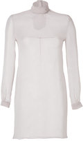 Thumbnail for your product : Marios Schwab Silk Georgette Tunic Top in Dove Grey