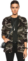 Thumbnail for your product : Saint Laurent Camouflage Mohair-Blend Jacquard Cardigan