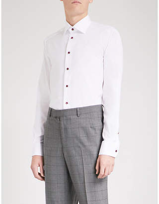 Eton Contemporary-fit cotton-poplin shirt