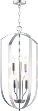 Laurel Foundry Modern Farmhouse Albano 6 - Light Unique Geometric Chandelier