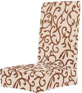 Gosear Stretch Printed Removable Chair Seat Cover Protector Slipcover for Wedding Banquet Meeting Celebration Dinning Room