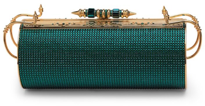 OKHTEIN Swarovski Crystal-Embellished Felucca Clutch Bag - ShopStyle