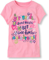 Thumbnail for your product : Children's Place Girl needs graphic tee