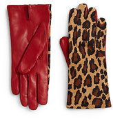 Thumbnail for your product : Suede & Leather Gloves