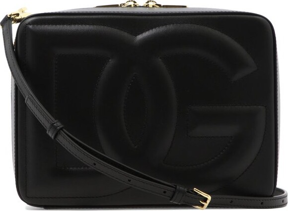 Dolce & Gabbana Logo Embossed Medium Camera Bag