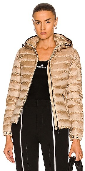 Moncler Bles Jacket in Metallic Gold - ShopStyle Down & Puffer Coats