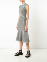 Thumbnail for your product : Alexander Wang contrast seam fitted dress