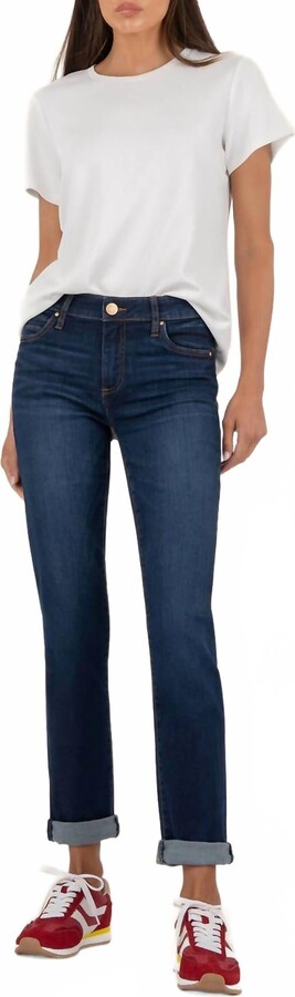 KUT from the Kloth Catherine Boyfriend Jeans In Blue