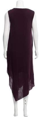 Kimberly Ovitz Sleeveless Asymmetrical Dress