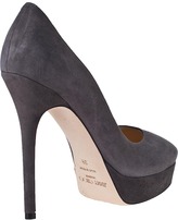 Thumbnail for your product : Jimmy Choo Cosmic Platform Pump Grey Suede