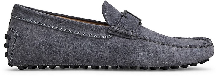 Mens Grey Suede Driving | Shop the world's largest collection fashion |