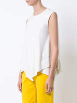 Thumbnail for your product : Derek Lam Handkerchief Knit Top With Silk Back