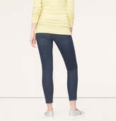 Thumbnail for your product : LOFT Petite Maternity Skinny Ankle Jeans in Dark Rinse Wash