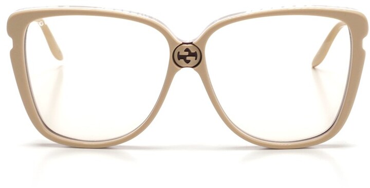 gucci white glasses frames