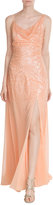 Thumbnail for your product : Halston Sequin Embellished Evening Gown