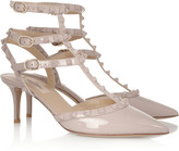 Thumbnail for your product : Valentino Rockstud patent-leather pumps
