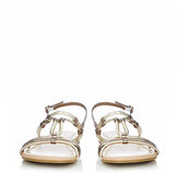 Thumbnail for your product : Wallis Silver Strap Flat Sandal