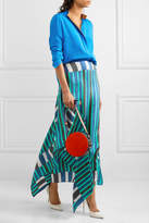 Thumbnail for your product : Diane von Furstenberg Silk Crepe De Chine Shirt - Blue