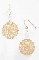 Thumbnail for your product : BP 'Filigree Flower' Drop Earrings