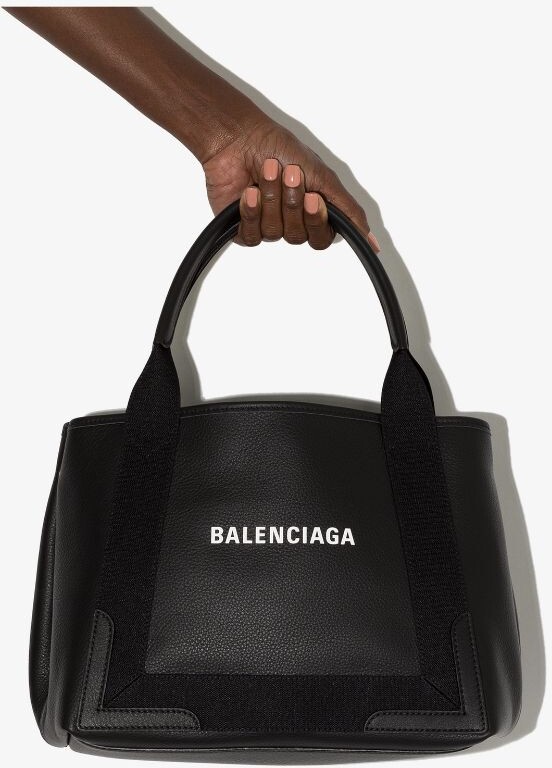 Balenciaga Navy Cabas | Shop the world's largest collection of 