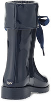 Thumbnail for your product : Igor Rain Boots with Bow, Navy