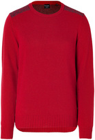 Thumbnail for your product : Paul Smith Mixed Knit Crewneck Pullover in Red