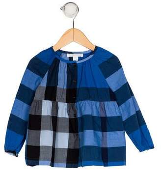 Burberry Girls' Exploded Check Top