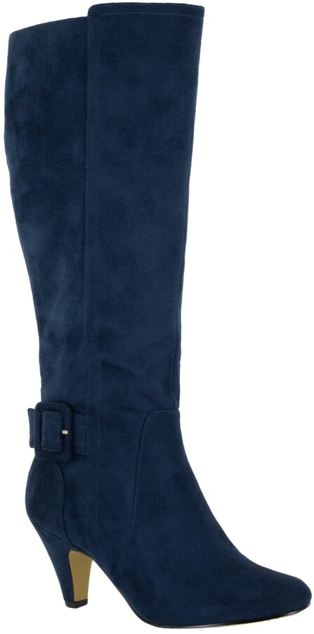 navy high boots