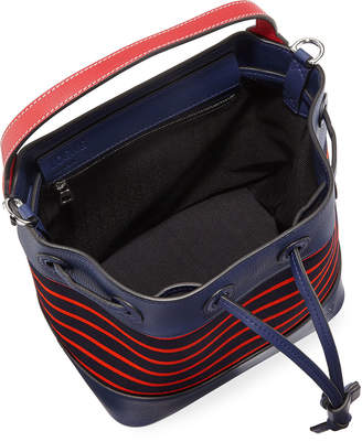 Loewe Midnight Stripes Small Bucket Bag