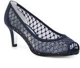 Thumbnail for your product : Adrianna Papell Jamie Jeweled Mesh Peep-Toe Pumps