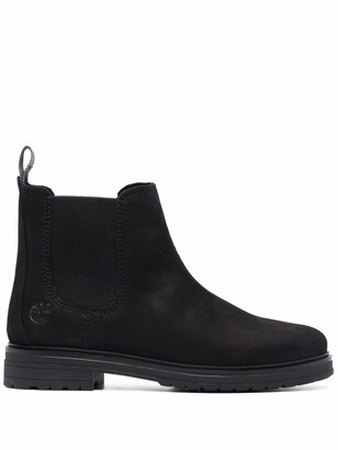 Timberland Suede Ankle-Length Chelsea Boots