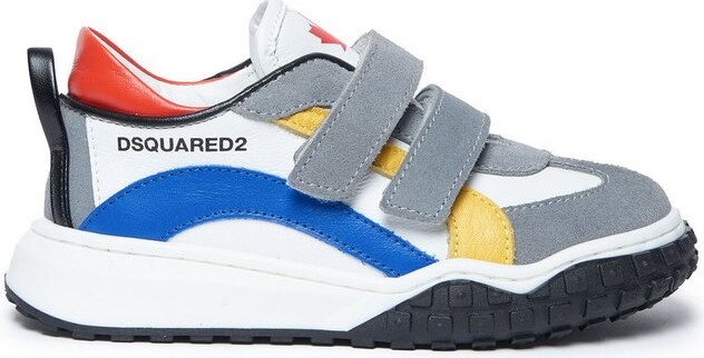 DSQUARED2 Kids Var.1 Touch-Strap Round-Toe Sneakers - ShopStyle Boys' Shoes