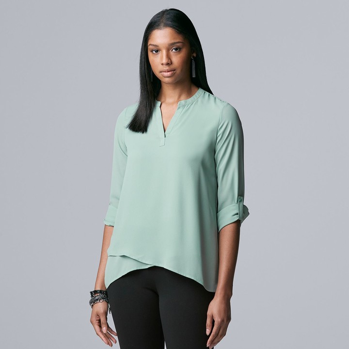 simply vera wang tops plus size