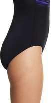 Thumbnail for your product : Reebok Rippling Water High Neck One-Piece Swimsuit - Extended Sizes Available