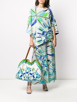 Thumbnail for your product : Emilio Pucci Bes print beach cover-up