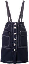 Thumbnail for your product : Lf Markey fitted button skirt