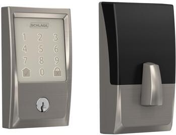 SCHLAGE LOCK COMPANY Schlage Encode Smart WiFi Deadbolt Lock for Front Door - Keyless Entry with App or Touchscreen - Works with Alexa, Hey Google, & Airbnb - Create...