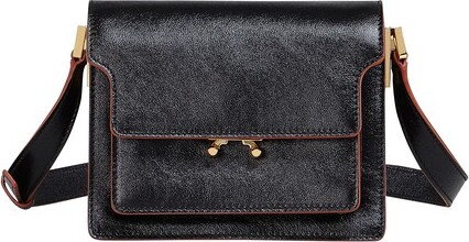 Trunk Soft Mini Bag in black leather