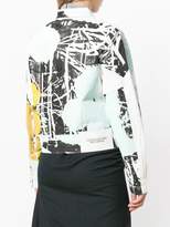 Thumbnail for your product : Calvin Klein 205w39nyc x andy warhol abstract print denim jacket