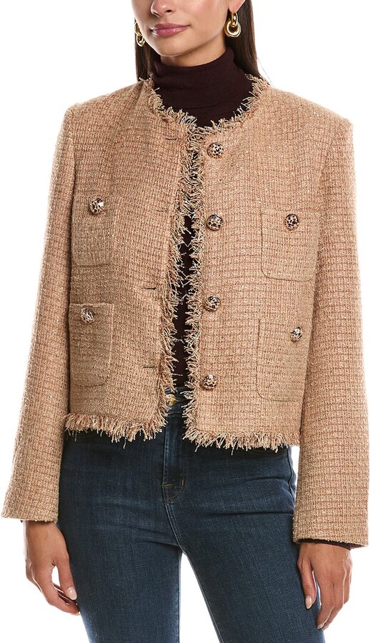 Stella + Lorenzo Tweed Cardigan