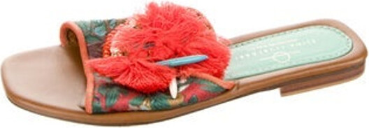 サンダル・ミュール Elina Linardaki Sandals Shop Elina Linardaki Embellished Slipper Shoes – Million