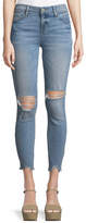 Thumbnail for your product : Paige Hoxton Distressed Skinny Ankle Jeans w/ Worn-In Hem