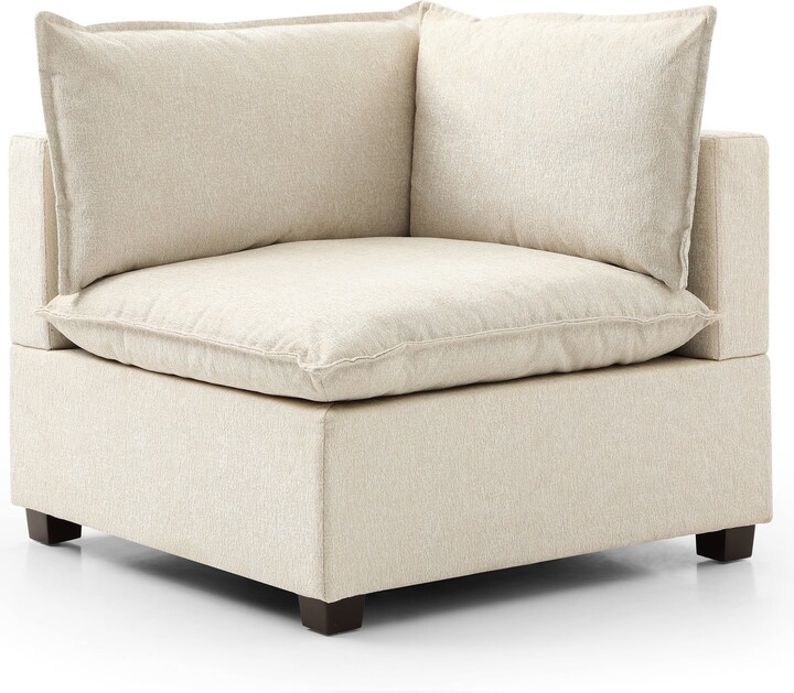 Dunelm Moda Boucle Modular Corner Seat Moda Boucle Natural ShopStyle