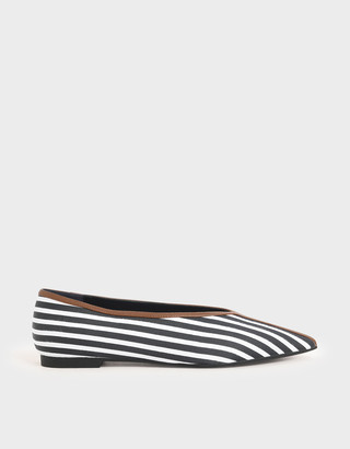 striped flats