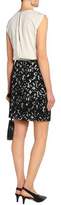 Thumbnail for your product : By Malene Birger Satin-trimmed Paneled Lace And Crepe Mini Dress